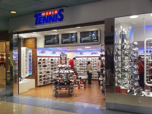 lojas de tenis shopping internacional