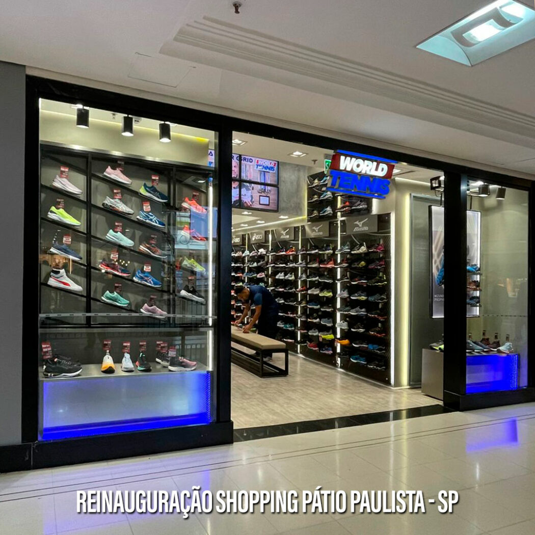 World Tennis Shopping Pátio Paulista passa por revitalização World Tennis