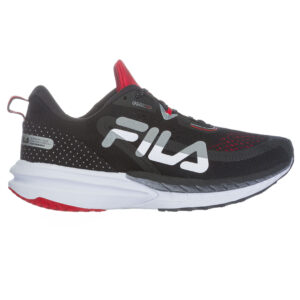 World-Tennis-Tenis-de-corrida-Fila-Racer-T2-masculino-preto-prata