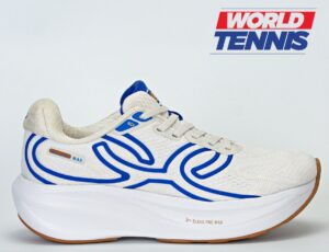 World Tennis -Olympikus Corre Max - unissex - branco - areia