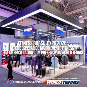Fitness Brasil Expo 2026 no Transamerica Expo Center com público e estandes do setor fitness