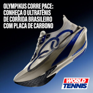 Tênis de corrida Olympikus Corre Pace com placa de carbono desenvolvido no Brasil