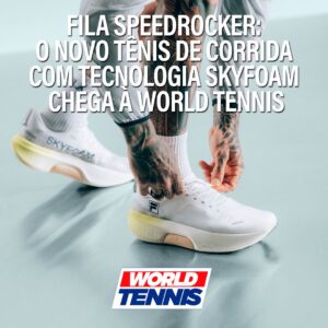 Tênis de corrida Fila Speedrocker com tecnologia SKYFOAM - World Tennis