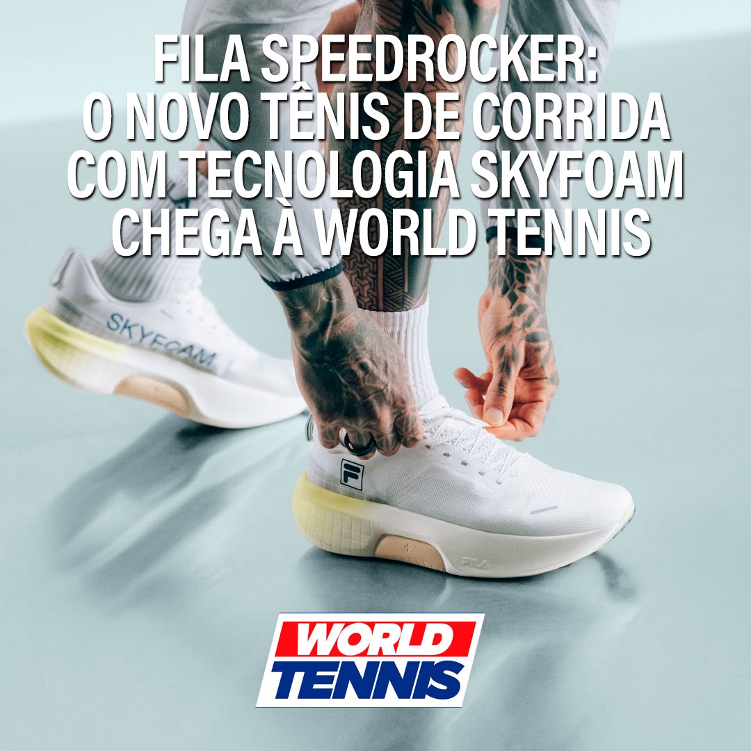 Tênis de corrida Fila Speedrocker com tecnologia SKYFOAM - World Tennis
