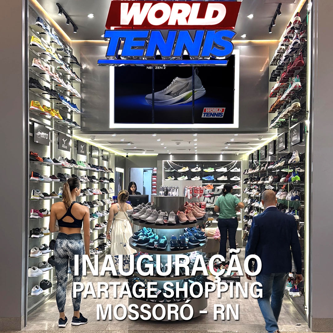 World Tennis no Partage Mossoró, loja especializada em tênis na cidade