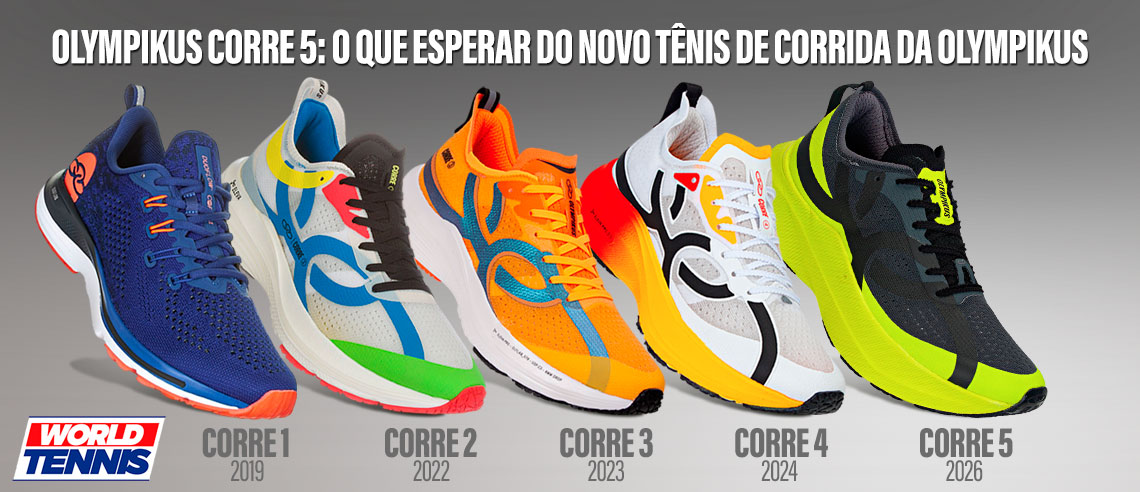 Olympikus Corre 5 novo tênis de corrida da Olympikus lançamento 2026