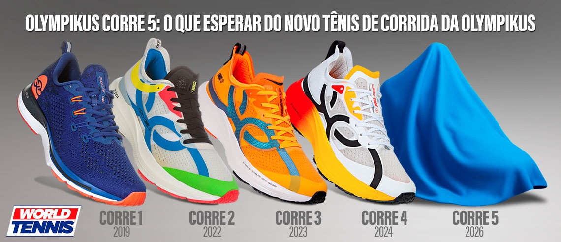 Olympikus Corre 5 novo tênis de corrida da Olympikus lançamento 2026