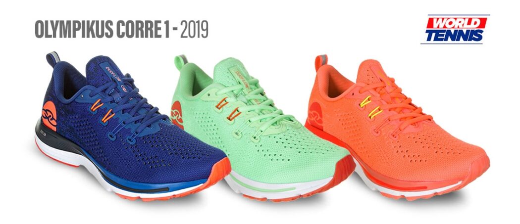 evolução linha Olympikus Corre - Corre 1: tecnologias e design