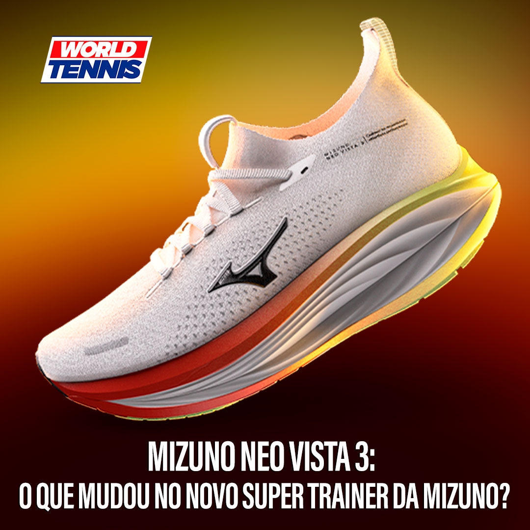 Mizuno Neo Vista 3, novo super trainer da Mizuno para treinos e provas de corrida.