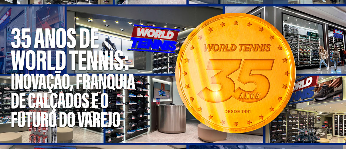 35 anos da World Tennis, a maior rede especializada em tênis do Brasil