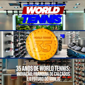35 anos da World Tennis, a maior rede especializada em tênis do Brasil