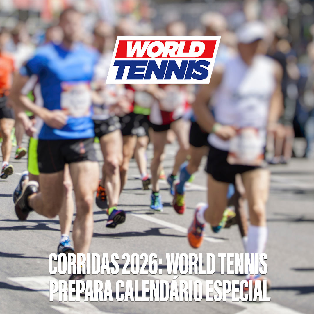 Calendário de corridas de rua 2026 apoiado pela World Tennis